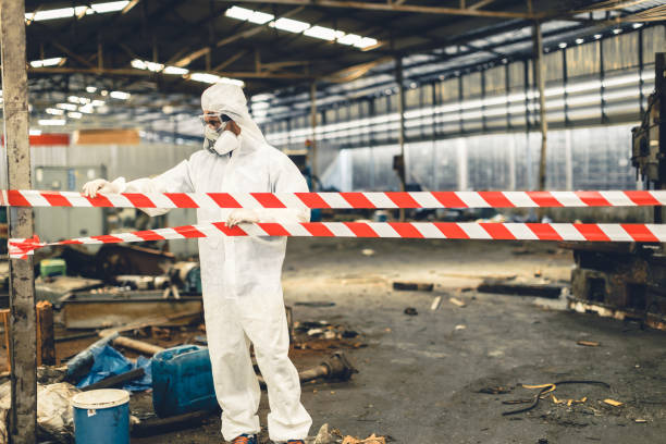 Professional Drug Lab Cleanup technician working in Fishers Island, NY